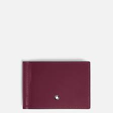 MONTBLANC MEISTERSTUCK 6-COMPARTMENT WALLET WITH MONEY CLIP 199301