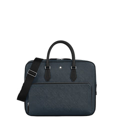 MONTBLANC BORSA PORTADOCUMANTI MEDIA SARTORIAL TWEED BLU 220332