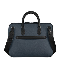 MONTBLANC BORSA PORTADOCUMANTI MEDIA SARTORIAL TWEED BLU 220332