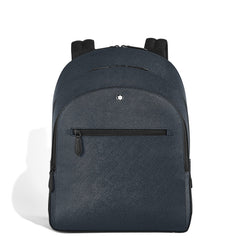 MONTBLANC ZAINO MEDIO 3 SCOMPARTI SARTORIAL TWEED BLUE 222115