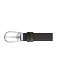 MONTBLANC CINTURA REVERSIBILE NERO/VERDE 222141