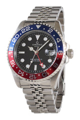 OROLOGIO UOMO AUT. GMT NH34 SUB 10 ATM 43 MM ROSSO BLU