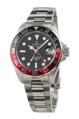 OROLOGIO UOMO AUT. GMT NH34 SUB 10 ATM 40 MM NERO ROSSO