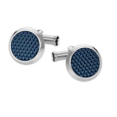 MONTBLANC GEMELLI MEISTERSTUCK CON INSERTI IN LACCA CON MOTIVO ESAGONALE 112904