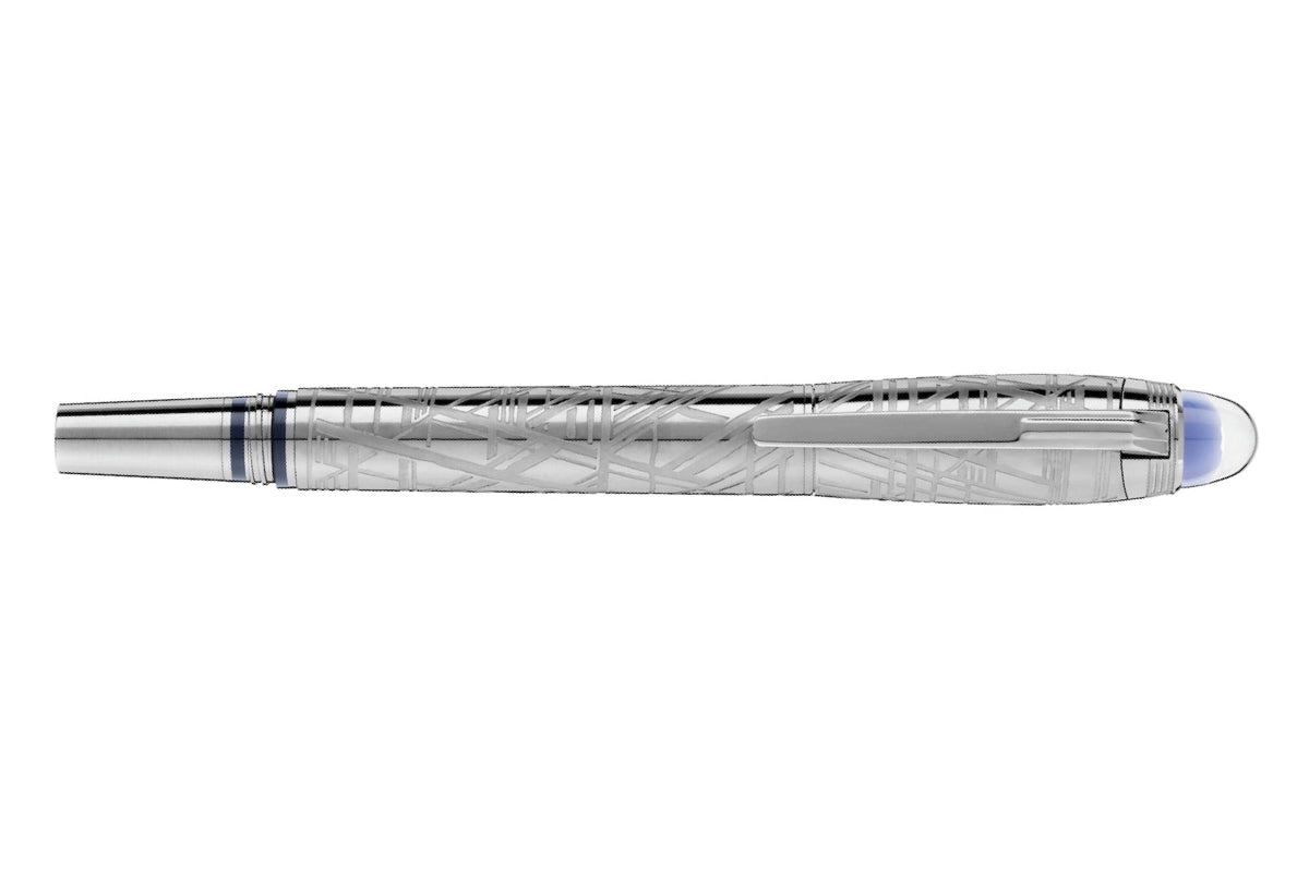 MONTBLANC PENNA ROLLER STARWALKER SPACEBLUE METAL 130220