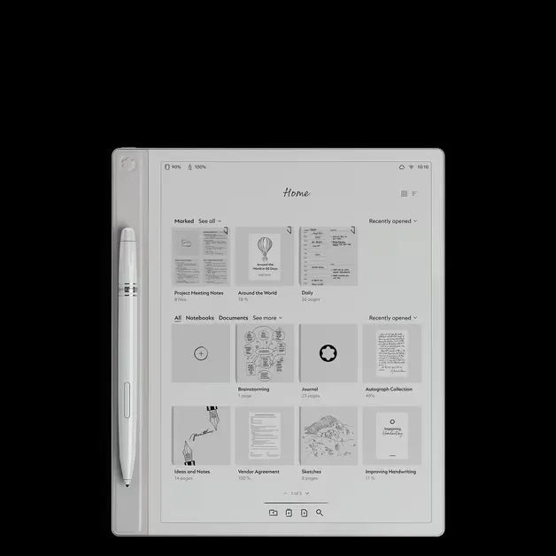 MONTBLANC  DIGITAL PAPER tbl+pen+usb+tips GRIGIO 135012