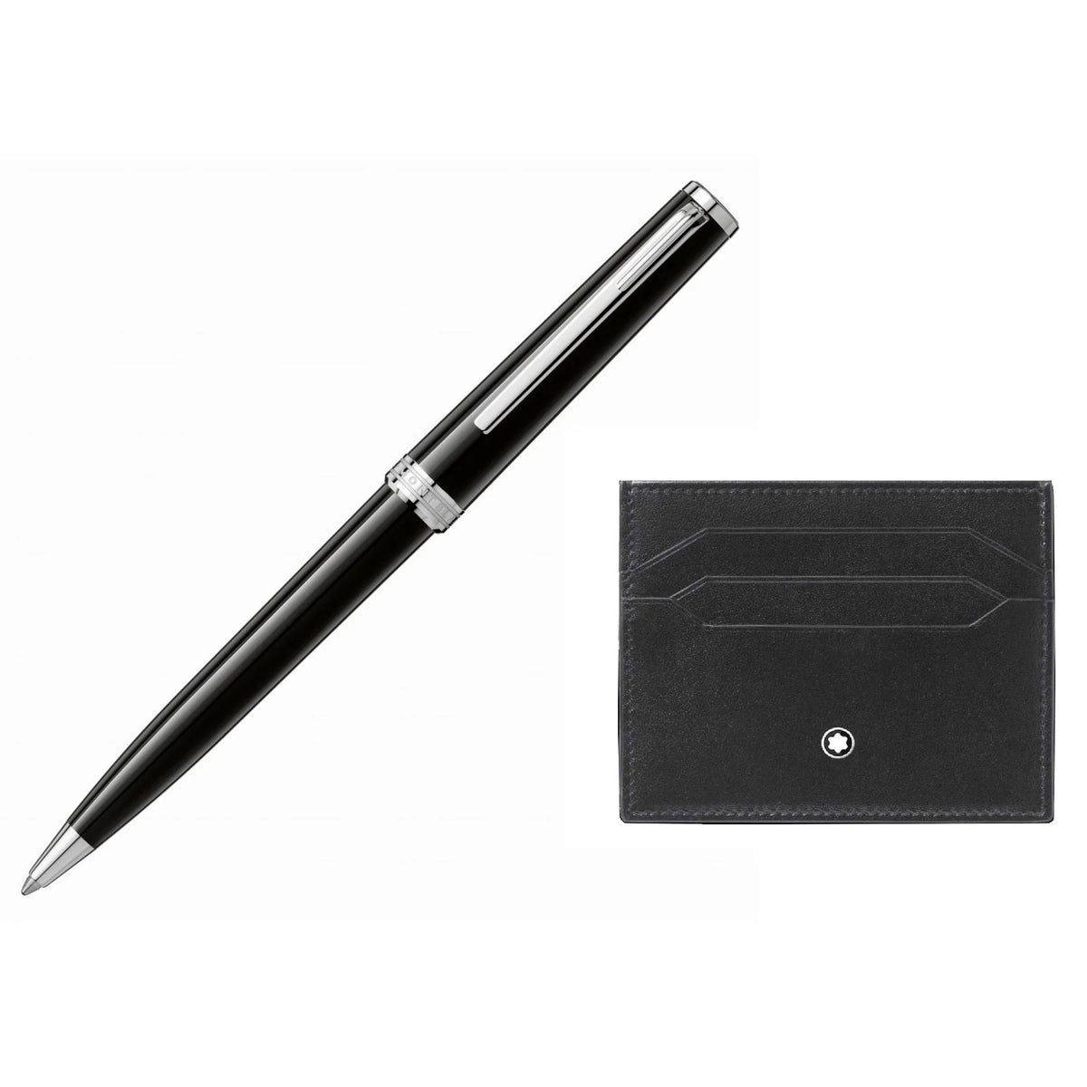 MONTBLANC SET PIX SFERA E PORTACARTE 6 SCOMPARTI MEISTERSTUCK 137793
