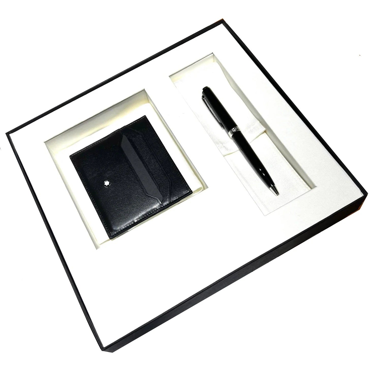 MONTBLANC SET PIX SFERA E PORTACARTE 6 SCOMPARTI MEISTERSTUCK 137793