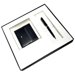 MONTBLANC SET PIX SFERA E PORTACARTE 6 SCOMPARTI MEISTERSTUCK 137793