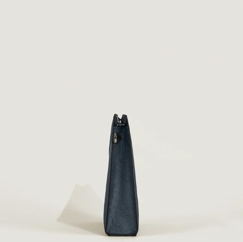 MONTBLANC POCHETTE SARTORIAL TWEED BLUE 220428