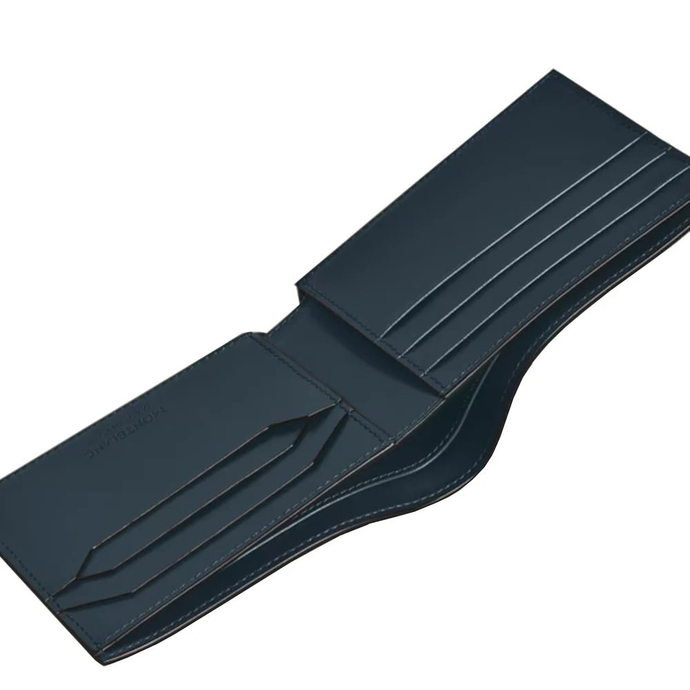 MONTBLANC PORTAFOGLIO MEISTERSTUCK 6 SCOMPARTI VELVET BLUE 220446