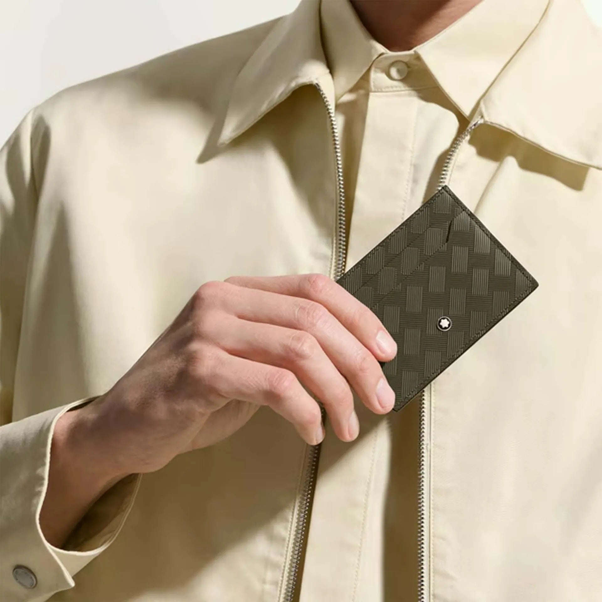 MONTBLANC PORTACARTE 5 SCOMPARTI EXTREME 3.0 KAKI