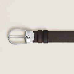 MONTBLANC CINTURA SARTORIAL REVERSIBILE NERO/MARRONE 222139