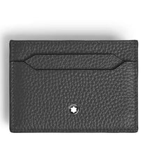 MONTBLANC PORTACARTE 5 SCOMPARTI PELLE CON GRANA 223031