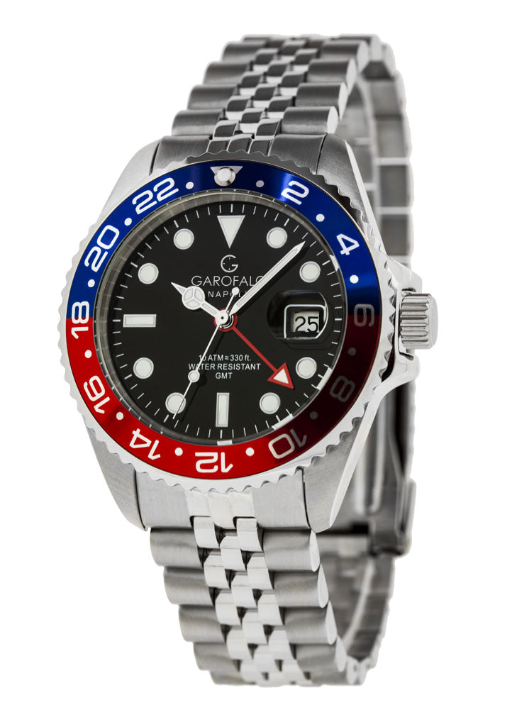 GAROFALO - GMT Blu/Nero 42mm