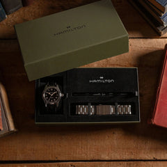 HAMILTON - Khaki Field Murph 42mm Bracelet Bundle