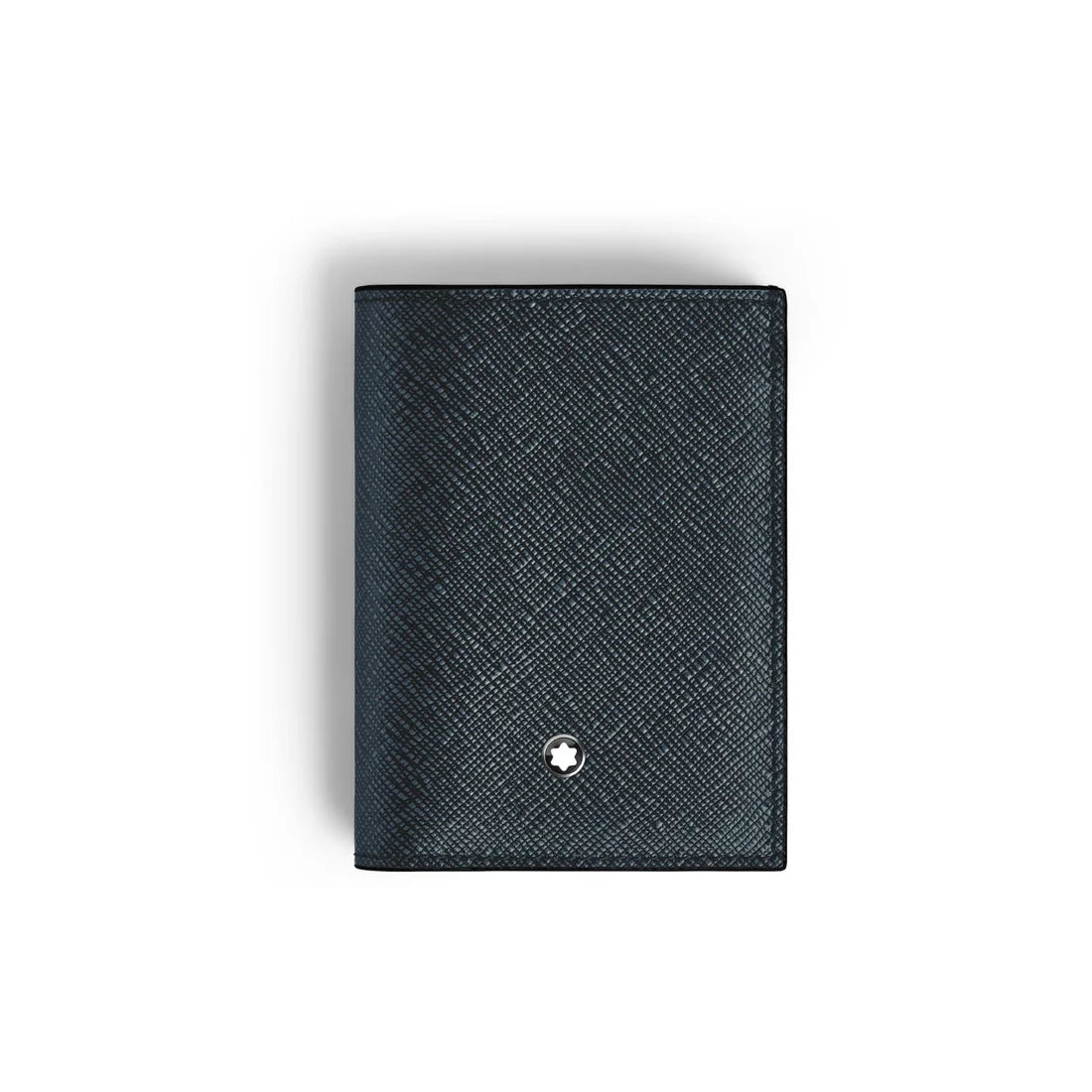 MONTBLANC PORTAFOGLIO MINI 4 SCOMPARTI TWEED BLU SARTORIAL 220382