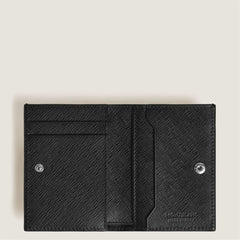MONTBLANC PORTAFOGLIO MINI 4 SCOMPARTI TWEED BLU SARTORIAL 220382