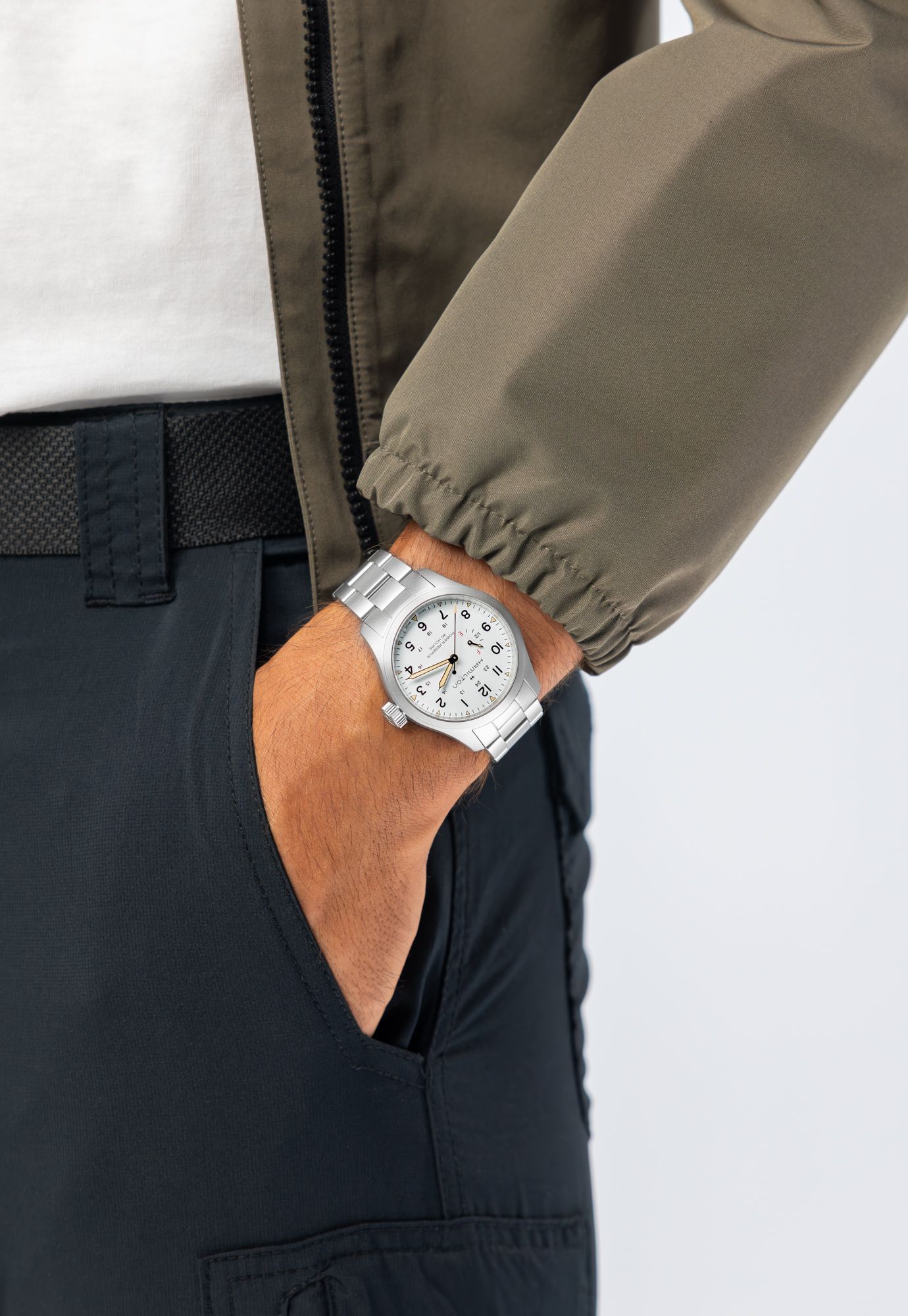 HAMILTON - Khaki Field Mechanical Power Reserve