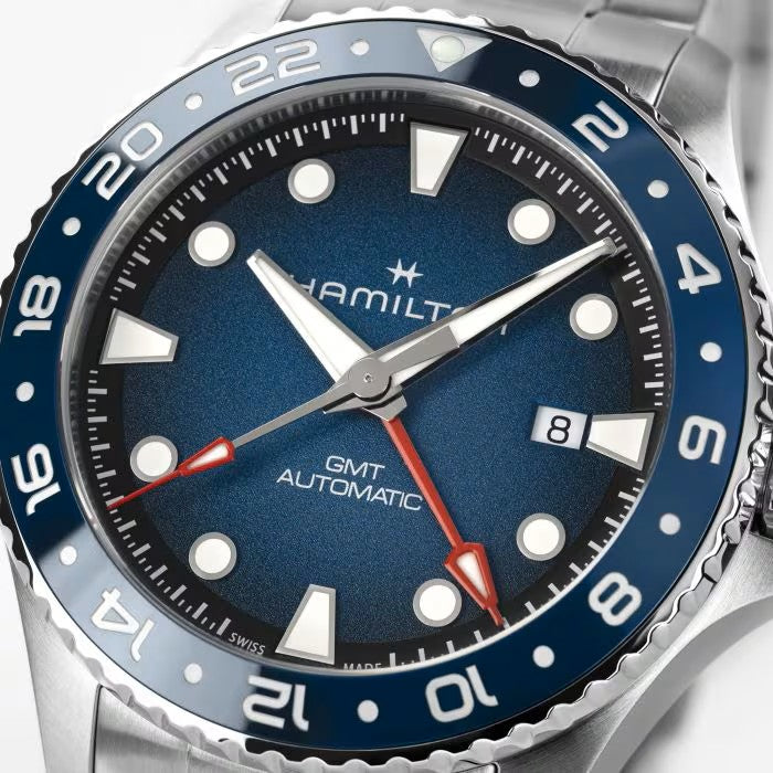 HAMILTON - Khaki Navy Scuba GMT 43mm
