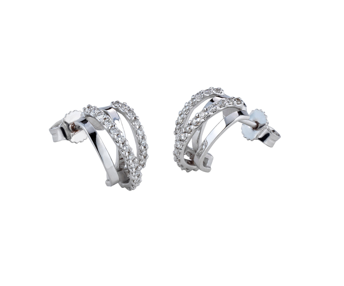 GAROFALO JEWELRY | Weaving of Passion Earrings