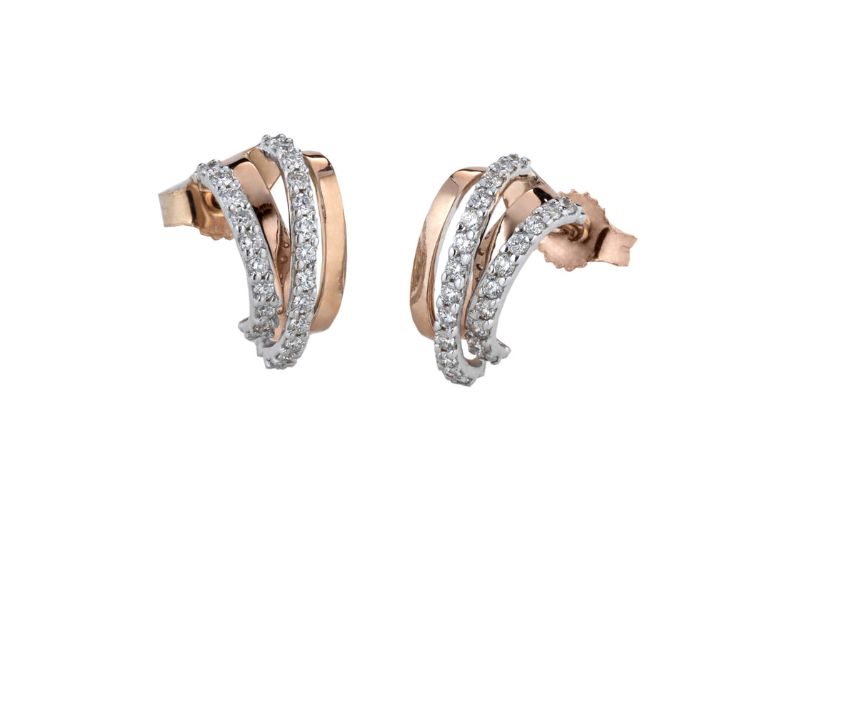 GAROFALO JEWELRY | Weaving of Passion Earrings